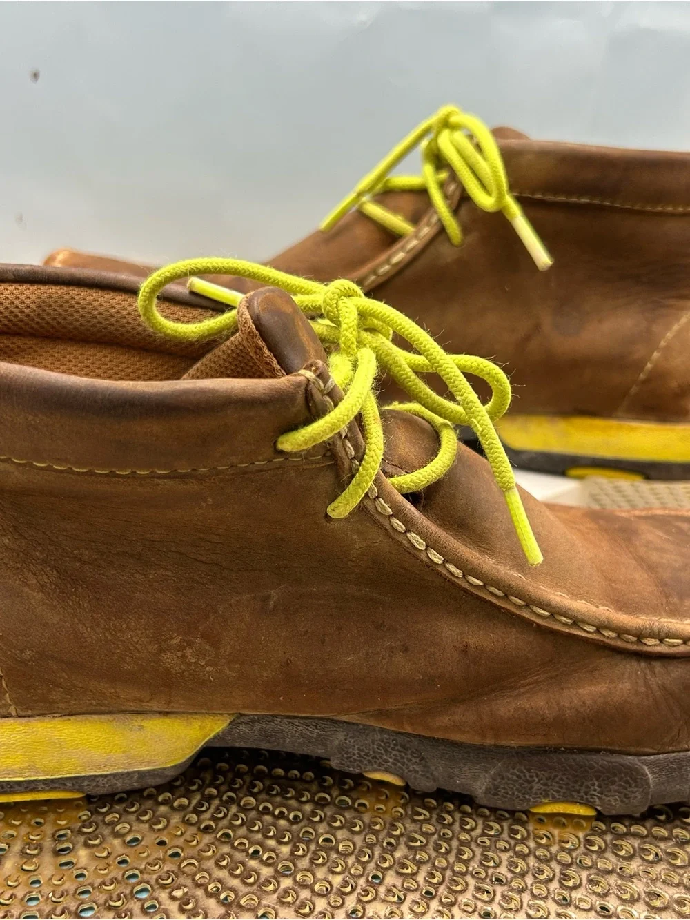 Twisted X men 10 steel toe chukka moc work boots